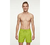 Badeshorts REEBOK "Ace", Herren, Gr. S, N-Gr, grün (retro lime), Microfaser, Obermaterial: 100% Polyester, Badehosen Badeshorts, mit kleinen Seitenschlitzen, Eingriff-Taschen seitlich (58526861-S) ret