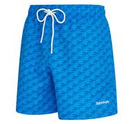 Badeshorts REEBOK "Sergio", Herren, Gr. S, N-Gr, blau, Microfaser, Obermaterial: 100% Polyester, Badehosen Badeshorts, mit seitlichen Taschen (83742259-S) blau