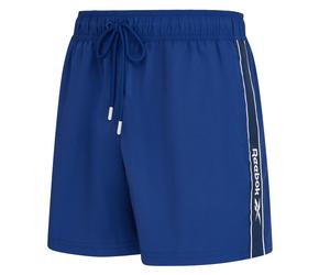 Badeshorts REEBOK "Tanner", Herren, Gr. M, N-Gr, classic cobalt, Microfaser, Obermaterial: 100% Polyamid, Badehosen Badeshorts, mit seitlichen Taschen und Logoschriftzug (85892854-M) classic cobalt