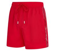 Badeshorts REEBOK "Tanner", Herren, Gr. M, N-Gr, rot (vector rot), Microfaser, Obermaterial: 100% Polyamid, Badehosen Badeshorts, mit seitlichen Taschen und Logoschriftzug (73363255-M) vector rot