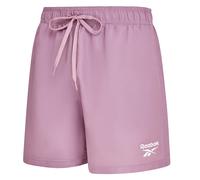 Badeshorts REEBOK "Yale", Herren, Gr. M, N-Gr, rosa (berry chill), Microfaser, Polyester, clean, unifarben, Badehosen Badeshorts, mit Kordelzug und elastischem Bund, mit Logo, basic (77358651-M) berry