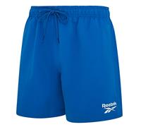 Badeshorts REEBOK "Yale", Herren, Gr. XL, N-Gr, blau (vector blau), Microfaser, Polyester, clean, unifarben, Badehosen Badeshorts, mit Kordelzug und elastischem Bund, mit Logo, basic (82071916-XL) vec