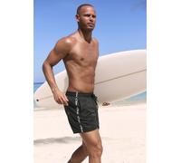 Badeshorts S.OLIVER, Damen, Gr. L (52), N-Gr, schwarz, Recycling-Polyester, unifarben, Badehosen Badeshorts, mit Markenschriftzügen (39182238-L)