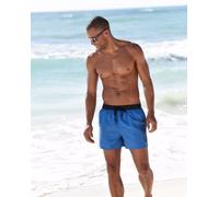 Badeshorts S.OLIVER, Herren, Gr. XL (54/56), Kurz, blau (blau (kurzgröße)), Microfaser, Polyester, Badehosen Badeshorts (54265241-XL) blau (kurzgröße)