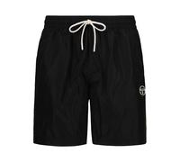 Badeshorts SERGIO TACCHINI "POSITANO SWIMSHORT Herren", Herren, Gr. XXL, EURO-Größen, schwarz (schwarz, wood ash), Polyester, Badehosen Badeshorts, Badehose Herren, Badeshorts, Strandhose, Swimwear, B