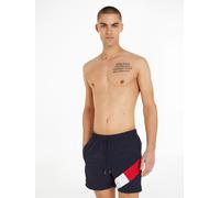 Badeshorts "SF MEDIUM DRAWSTRING", Herren, Gr. XL (54), N-Gr, blau (desert, sky,), Microfaser, Polyamid, TOMMY HILFIGER SWIMWEAR, unifarben, Badehosen Badeshorts, mit Tommy Hilfiger Markenlabel (77945