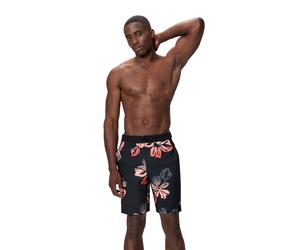 Badeshorts SPEEDO Gr. XL, bunt (blk, rot), Badehosen, Herren, XL, N-Gr, Obermaterial: 100% Polyester, Badeshorts (43400925-XL) blk, rot
