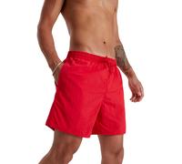 Badeshorts SPEEDO "Mens Essential 16" Watershort", Herren, Gr. M (50), N-Gr, rot, Obermaterial: 100% Polyamid. Futter: 100% Polyester, Badehosen Badeshorts, mit seitlichem Taschenentwässerungssystem, 