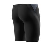 Badeshorts SPEEDO "MENS HYPER BOOM SPLICE JAMMER BLK/GRY", Herren, Gr. 5M, N-Gr, schwarz (blk, gry), Obermaterial: 100% Polyester, Badehosen Badeshorts (12452056-5) blk, gry