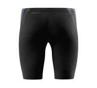 Badeshorts SPEEDO "MENS HYPER BOOM SPLICE JAMMER BLK/GRY", Herren, Gr. 6, N-Gr, schwarz (blk, gry), Obermaterial: 100% Polyester, Badehosen Badeshorts (12452056-6) blk, gry