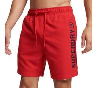 Badeshorts Superdry Core Sport 1 Rot-Schwarz