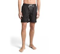 Badeshorts TOM TAILOR DENIM, Gr. M, N-Gr, schwarz, Web, Obermaterial: 100% Polyester. Futter: 100% Polyester, unifarben, Badehosen Badeshorts, Schwimmshorts mit Eingrifftaschen und Gummibund (37971158