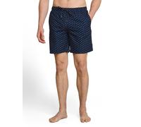 Badeshorts TOM TAILOR, Herren, Gr. S, N-Gr, blau shades, Web, Obermaterial: 100% Polyester. Futter: 100% Polyester, gemustert, Badehosen Badeshorts, mit Minimal-Print (82287843-S) blau shades