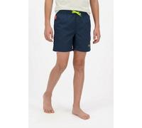 Badeshorts TROLLKIDS "Kids Balestrand Shorts", Kinder, Gr. 164, N-Gr, bunt (mystic blau, grün lizard), Web, Obermaterial: 100% Polyamid, Badehosen Badeshorts, mit UV-Schutzfaktor 30+, schnelltrocknend