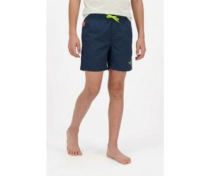 Badeshorts TROLLKIDS "Kids Balestrand Shorts", Kinder, Gr. 164, N-Gr, bunt (mystic blau, grün lizard), Web, Obermaterial: 100% Polyamid, Badehosen Badeshorts, mit UV-Schutzfaktor 30+, schnelltrocknend