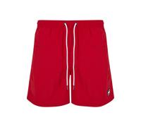 Urban Classics Herren Badehose Block Swim Shorts, Badehose für Männer, schnell trocknend, cityred, 3XL