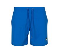 Urban Classics Herren Block Swim Shorts - Badeshorts mit Kordelzug & Taschen, schnelltrocknend, ideal für Strand, Pool & Urlaub,Cobalt Blue,3XL