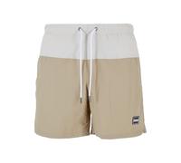 Urban Classics Badehose Herren Block Swim Shorts Unionbeige/Softseagrass 5XL