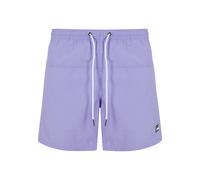 Badeshorts URBAN CLASSICS "Urban Classics Herren Block Swim Shorts", Herren, Gr. XXL, US-Größen, lavender, 100% Polyamid, Badehosen Badeshorts (46236734-XXL) lavender