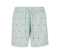 Badeshorts URBAN CLASSICS "Urban Classics Herren Embroidery Swim Shorts", Herren, Gr. L, US-Größen, frotmint, vintageblau, 100% Polyester, Badehosen Badeshorts (58194050-L) frotmint, vintageblau