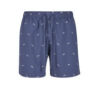 Badeshorts URBAN CLASSICS "Urban Classics Herren Embroidery Swim Shorts", Herren, Gr. M, US-Größen, vintageblau, frostmint, 100% Polyester, Badehosen Badeshorts (30800123-M) vintageblau, frostmint