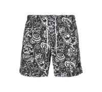 Urban Classics Herren Swim Shorts - Schnelltrocknende Badehose mit Innenslip und Taschen für Strand Pool Urlaub und sportliche Aktivitäten,Tattoo AOP,3XL