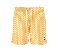 Badeshorts URBAN CLASSICS "Urban Classics Herren Pattern Swim Shorts", Herren, Gr. 5XL, US-Größen, magicmangoseahorse, 100% Polyester, Badehosen Badeshorts (89314105-5XL) magicmangoseahorse