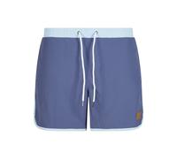 Urban Classics Herren-Badehose Retro Swimshorts mit Kordelzug vintageblue/oceanblue 3XL