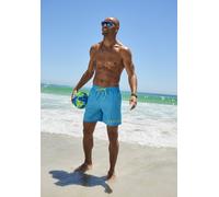 Badeshorts VENICE BEACH, Herren, Gr. L, N-Gr, blau, Microfaser, Recycling-Polyester, unifarben, Badehosen Badeshorts, seitliche Eingrifftasche mit Reißverschluss (29775939-L) blau