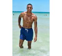 Badeshorts VENICE BEACH, Herren, Gr. XL (54/56), N-Gr, blau (marine), Microfaser, Polyester, Recycling-Polyester, kontrastfarbene Details, unifarben, Badehosen Badeshorts, mit Marken-Logo (39834439-XL