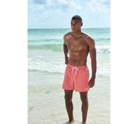 Badeshorts VENICE BEACH, Herren, Gr. XXL (58/60), N-Gr, orange (pfirsich), Microfaser, Polyester, Recycling-Polyester, kontrastfarbene Details, unifarben, Badehosen Badeshorts, mit Marken-Logo (786511