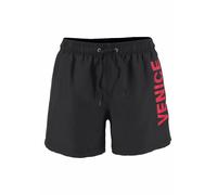 Badeshorts VENICE BEACH, Herren, Gr. XXL (58/60), N-Gr, schwarz, Microfaser, Microfaser, Polyester, unifarben, Badehosen, mit Innenslip, mit Innentasche, mit Außenkordel (809666-XXL) schwarz