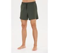 Badeshorts VIRTUS "Kansae", Herren, Gr. M, US-Größen, grün (dunkelgrün), 100% Polyester, unifarben, Badehosen Badeshorts, mit elastischem Bund und Kordelzug (22721660-M) dunkelgrün