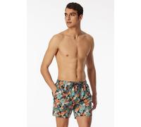 Badeshorts Webware recycelt Blumen multicolor - Aqua 5