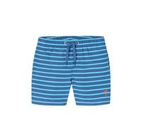 Badeshorts Webware recycelt LSF40+ Streifen aqua - Aqua 92
