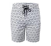 Badeshorts YEAZ "Badeshorts DAZZERS", Herren, Gr. L, US, weiß, Obermaterial: 97% Polyester PES. 3% Elasthan EL., Badehosen Badeshorts (95234960-L) weiß