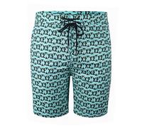 Badeshorts YEAZ "Badeshorts DAZZERS", Herren, Gr. M, US, blau (türkis), Obermaterial: 97% Polyester PES. 3% Elasthan EL., Badehosen Badeshorts (40323332-M) türkis