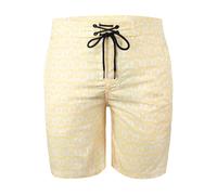 Badeshorts YEAZ "Badeshorts DAZZERS", Herren, Gr. S, US, gelb, Obermaterial: 97% Polyester PES. 3% Elasthan EL., Badehosen Badeshorts (26970739-S) gelb