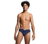 PUMA Mens Logo Men's Swimming Swim Briefs, Navy, M