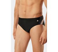 SCHIESSER Herren Badehose schwarz / grau / weiß, Größe S, 6584592 Schwarz / Grau / Weiß S