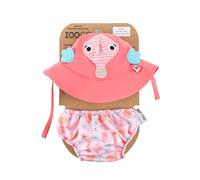 Badewindel + Sonnenhut - Seepferdchen | 3-6 Monaten