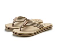Badezehentrenner AUTHENTIC LE JOGGER "Badelatsche, Flip Flop, Badepantolette, Badeschlappe, Badeschuh", Damen, Gr. 45, beige, Obermaterial: 100% Textilmaterial. Decksohle: 100% Synthetik. Futter: 100%
