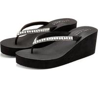 LASCANA Sandalette Schwarz Keilabsatz für Damen - 41