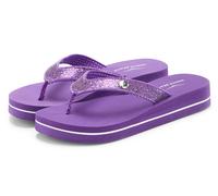 Badezehentrenner VENICE BEACH "Sandale, Badeschuh, Badelatsche, Flip Flop, Badeschlappe, Pantolette", Damen, Gr. 39, lila, Obermaterial: 100% Textilmaterial. Decksohle: 100% Synthetik. Futter: 100% Te