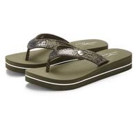 Badezehentrenner VENICE BEACH Gr. 35, grün (olivgrün) Damen Schuhe Dianette Strandschuhe (88021811-35)