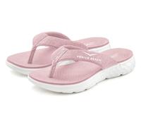 Badezehentrenner VENICE BEACH "Sandale, Badeschuh, Sommerschuhe, Badelatsche, Flip Flop, Badeschlappe", Damen, Gr. 42, rosa (rosé), Obermaterial: 100% Textilmaterial. Decksohle: 100% Synthetik. Futter