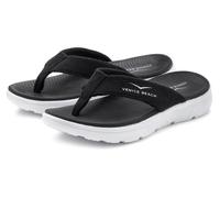 Badezehentrenner VENICE BEACH "Sandale, Badeschuh, Sommerschuhe, Badelatsche, Flip Flop, Badeschlappe", Damen, Gr. 36, schwarz, Obermaterial: 100% Textilmaterial. Decksohle: 100% Synthetik. Futter: 10