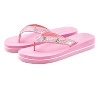 Badezehentrenner VENICE BEACH "Sandale, Pantolette", Damen, Gr. 43, rosa (rosé), Obermaterial: 100% Textilmaterial. Decksohle: 100% Synthetik. Futter: 100% Textilmaterial. Laufsohle: 100% Synthetik, G