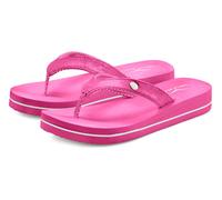 Badezehentrenner VENICE BEACH "Sandale, Pantolette", Damen, Gr. 37, pink, Obermaterial: 100% Textilmaterial. Decksohle: 100% Synthetik. Futter: 100% Textilmaterial. Laufsohle: 100% Synthetik, Glitzer,