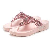 Badezehentrenner VIVANCE "Flip Flop, Badelatsche, Badeschuhe, Pantolette, Zehentrenner", Damen, Gr. 37, rosa (rosé), Obermaterial: 100% Synthetik. Decksohle: 100% Synthetik. Futter: 100% Synthetik. La